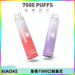XIAOKE梟客7500Puffs跑馬燈拋棄式電子煙 可發光一次性